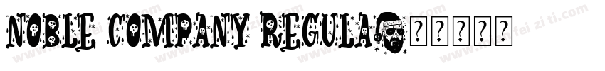 Noble Company Regula字体转换